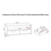 Cambourne TV Unit 2 Drawer - Image 3