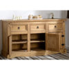 Corona Waxed Pine 3 Drawer 3 Door Sideboard - Image 3