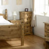 Corona Waxed Pine 5 Drawer Chest Narrow - Image 2