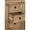 Corona Waxed Pine 5 Drawer Chest Narrow - Image 3