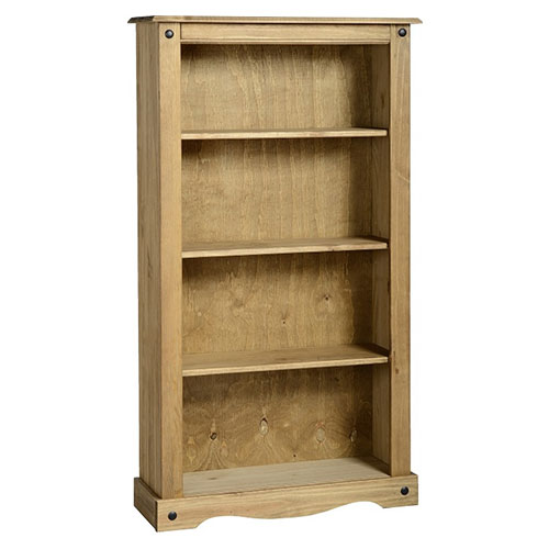 Corona Waxed Pine Medium Bookcase