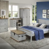 Corona White Double Wardrobe - Image 3