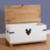 Corona White Single Storage Chest - Image 2