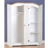 Corona White Triple Wardrobe - Image 2