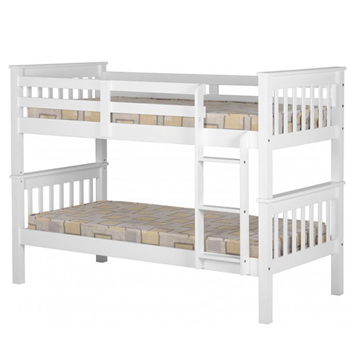 Neptune 3ft White Bunk Bed