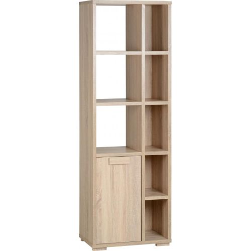 Cambourne 1 Door 5 Shelf Unit in Sonoma Oak Effect Veneer