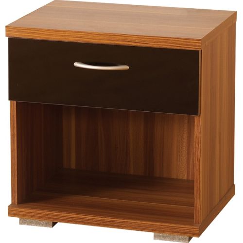 Hollywood 1 Drawer Bedside Cabinet