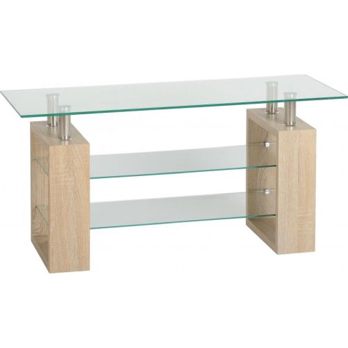 Milan TV Unit in Sonoma Oak Effect Veneer