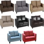 Tempo Two Seater Sofa-in-a-Box in Red Fabric - Image 2