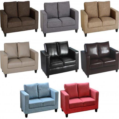 Tempo Two Seater Sofa in a Box in Grey Fabric
