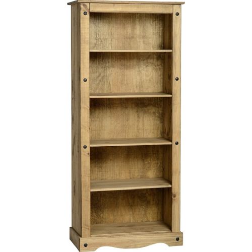 Corona Waxed Pine Tall Bookcase