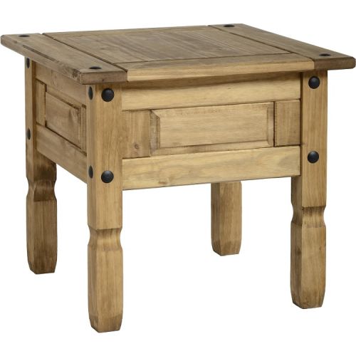 Corona Waxed Pine Lamp Table