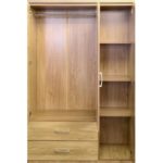 Charles 3 Door 2 Drawer Mirrored Wardrobe - Image 2