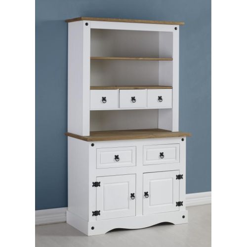 Corona Small Buffet Hutch in White