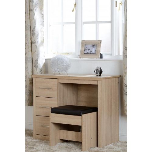 Limed oak dressing shop table