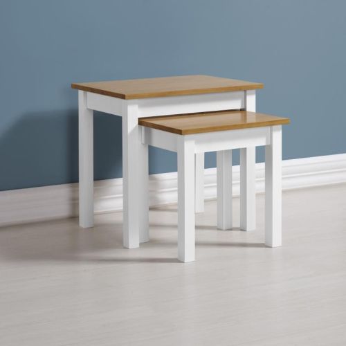 Ludlow Nest of Tables in White