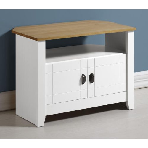 Ludlow TV Unit in White
