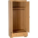 Regent 2 Door 1 Drawer Wardrobe - Image 2