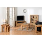 Tortilla 1 Drawer Bookcase in Distressed Waxed Pine - Image 2