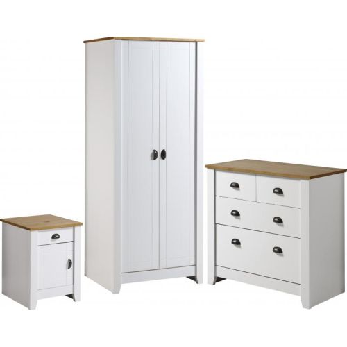 Ludlow Trio Set in White