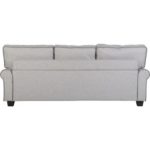 Bailey 3 Seater Sofa in Light Grey/Dark Grey Piping - Image 2