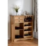 Corona Sideboard/Wine Rack Unit in Distressed Waxed Pine - Image 2